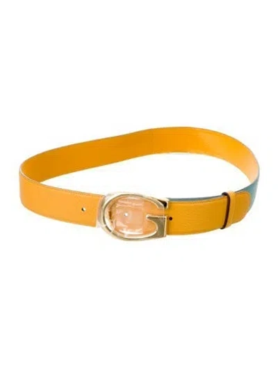 Pre-owned Gucci Leather Belt In Multi