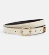 Gucci Leather Belt In Neutral