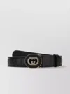 Gucci Leather Belt With Adjustable Length And Quilted Design