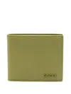 Gucci Leather Bi-fold Cardholder In Green