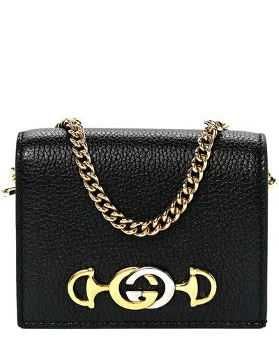 Gucci Leather Bifold Wallet In Red