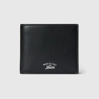 Gucci Leather Bifold Wallet In Black