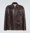 皮革机车夹克