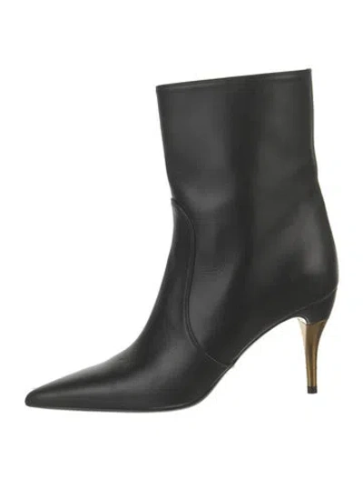 Pre-owned Gucci Leather Boots In Black