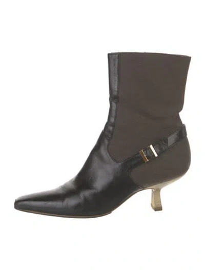 Pre-owned Gucci Leather Boots In Multi