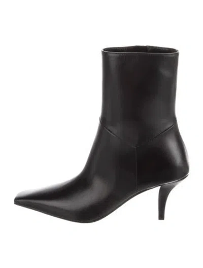 Pre-owned Gucci Leather Boots W/ Tags In Black