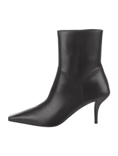 Pre-owned Gucci Leather Boots W/ Tags In Black