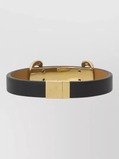 Gucci Leather Bracelet Horsebit Detail Design