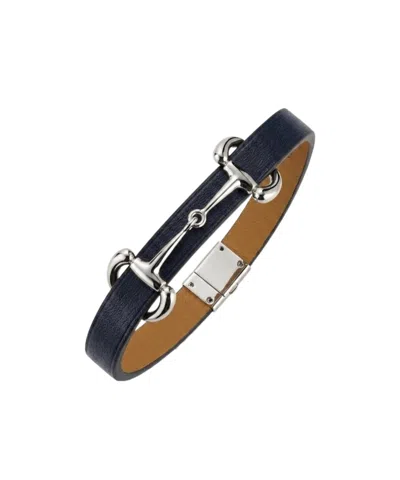 Gucci Leather Bracelet With Horsebit In Pink