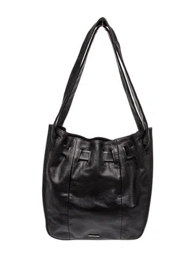 Pre-owned Gucci Leather Britt Medium Vintage In Black