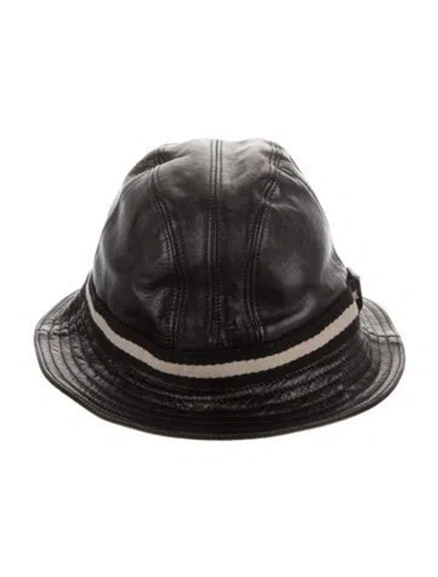 Pre-owned Gucci Leather Bucket Hat In Multi