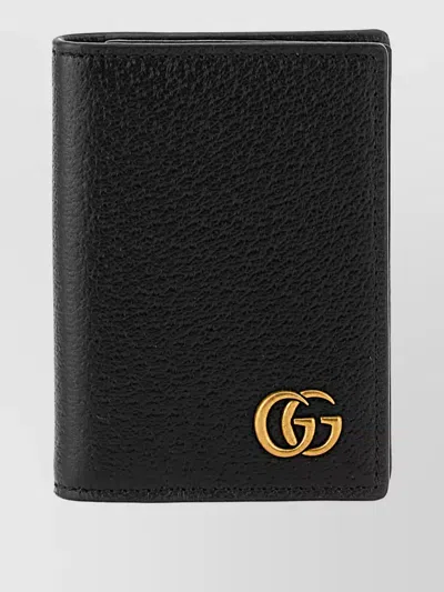Gucci Leather Card Holder In Black