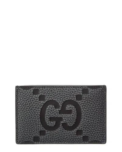 Gucci Jumbo Gg Leather Cardholder In Multi