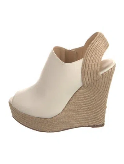 Pre-owned Gucci Leather Colorblock Pattern Pumps In Neutral
