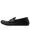 Gucci Leather Driver Shoes 'black' In Black