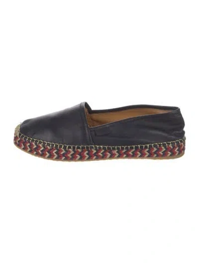 Pre-owned Gucci Leather Espadrilles