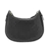 Gucci Leather 'gg Emblem' Shoulder Bag In Black