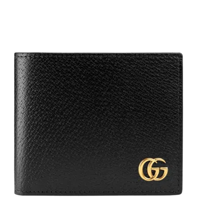 Gucci Leather Gg Marmont Coin Wallet In Black
