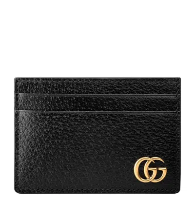 Gucci Leather Gg Marmont Money Clip In Black