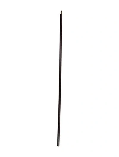 Pre-owned Gucci Leather Gg Supreme Pole In Brown