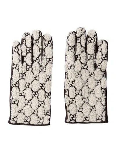 Pre-owned Gucci Leather Gloves In Brown