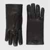 Gucci Leather Gloves With Double G