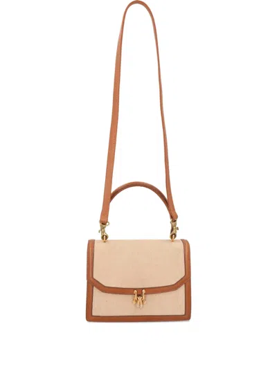 Pre-owned Gucci Leather Handbag In Neutral