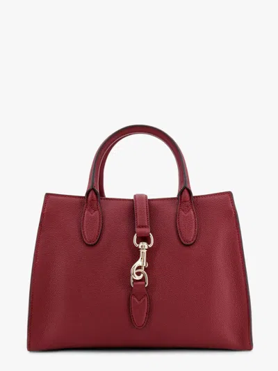 Gucci Leather Handbag With Metal Detail