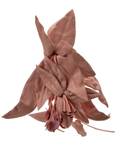 Gucci Leather Headband In Pink