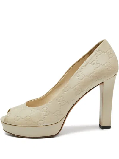 Pre-owned Gucci Leather Heeled Pumps