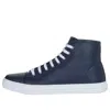 Gucci Leather High Top Sneaker 'dark Blue'