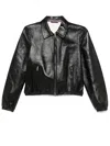 Gucci Leather Jacket In Black