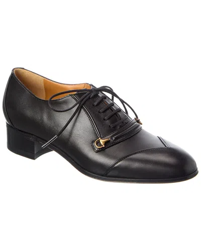 Gucci Leather Loafer In Black
