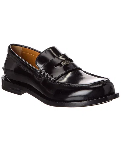 Gucci Leather Loafer In Black