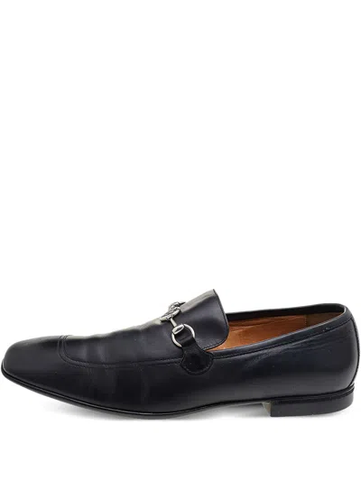 Pre-owned Gucci Leather Loafers