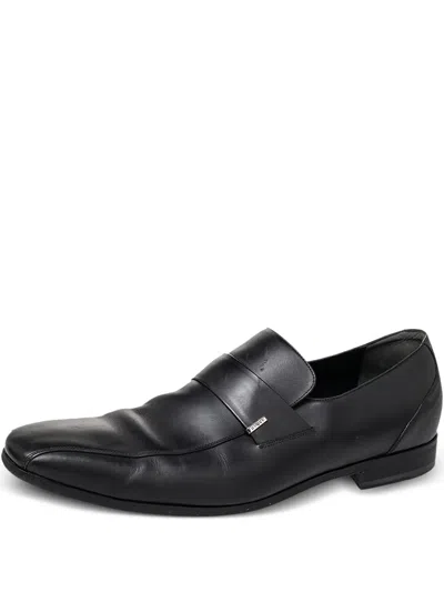 Pre-owned Gucci Leather Loafers