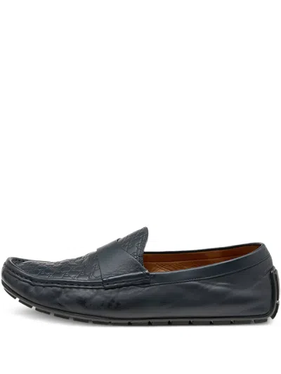 Pre-owned Gucci Leather Loafers