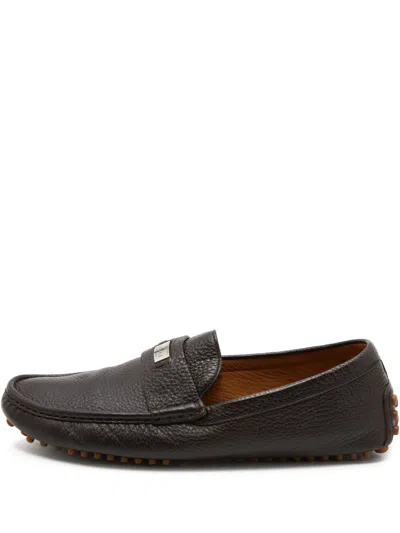 Pre-owned Gucci Leather Loafers