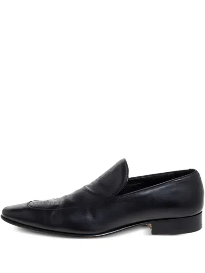 Pre-owned Gucci Leather Loafers