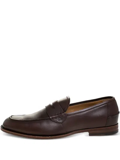 Pre-owned Gucci Leather Loafers