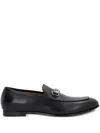 Gucci Leather Loafers In Black