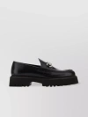 GUCCI LEATHER LOAFERS WITH CHUNKY SOLE AND CHAIN DETAILING