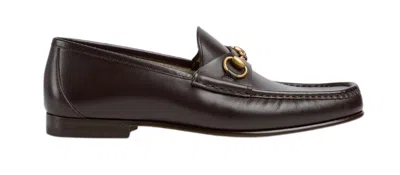 Gucci Leather Loafers With Horsebit Detail In Multi
