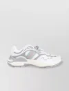 Gucci Leather Mesh Sneakers Featuring Signature Band