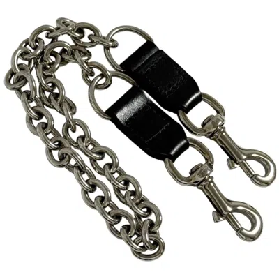 Pre-owned Gucci Leather Metal Chain/shoulder Wallet ()