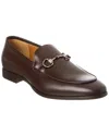 Gucci 1953 Horsebit Leather Loafer Clamp Detail In Brown