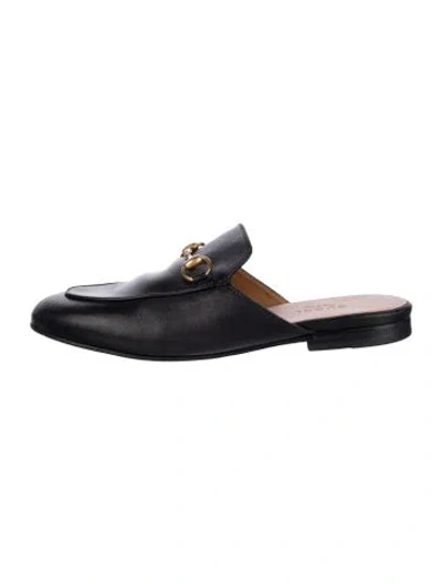 Pre-owned Gucci Leather Mules In Multi