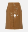 GUCCI LEATHER PENCIL SKIRT