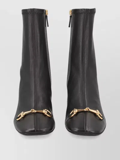 Gucci Leather Pumps In Black