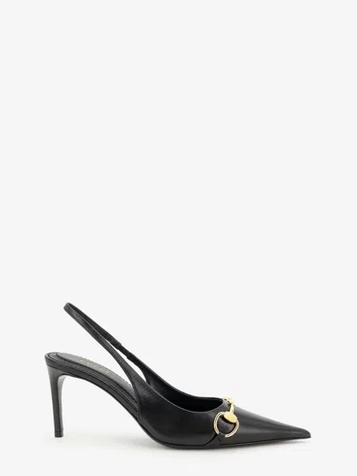 Gucci Leather Pumps In Black